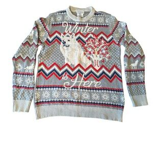 Game of Thrones "Winter is Here" Ugly Christmas Sweater